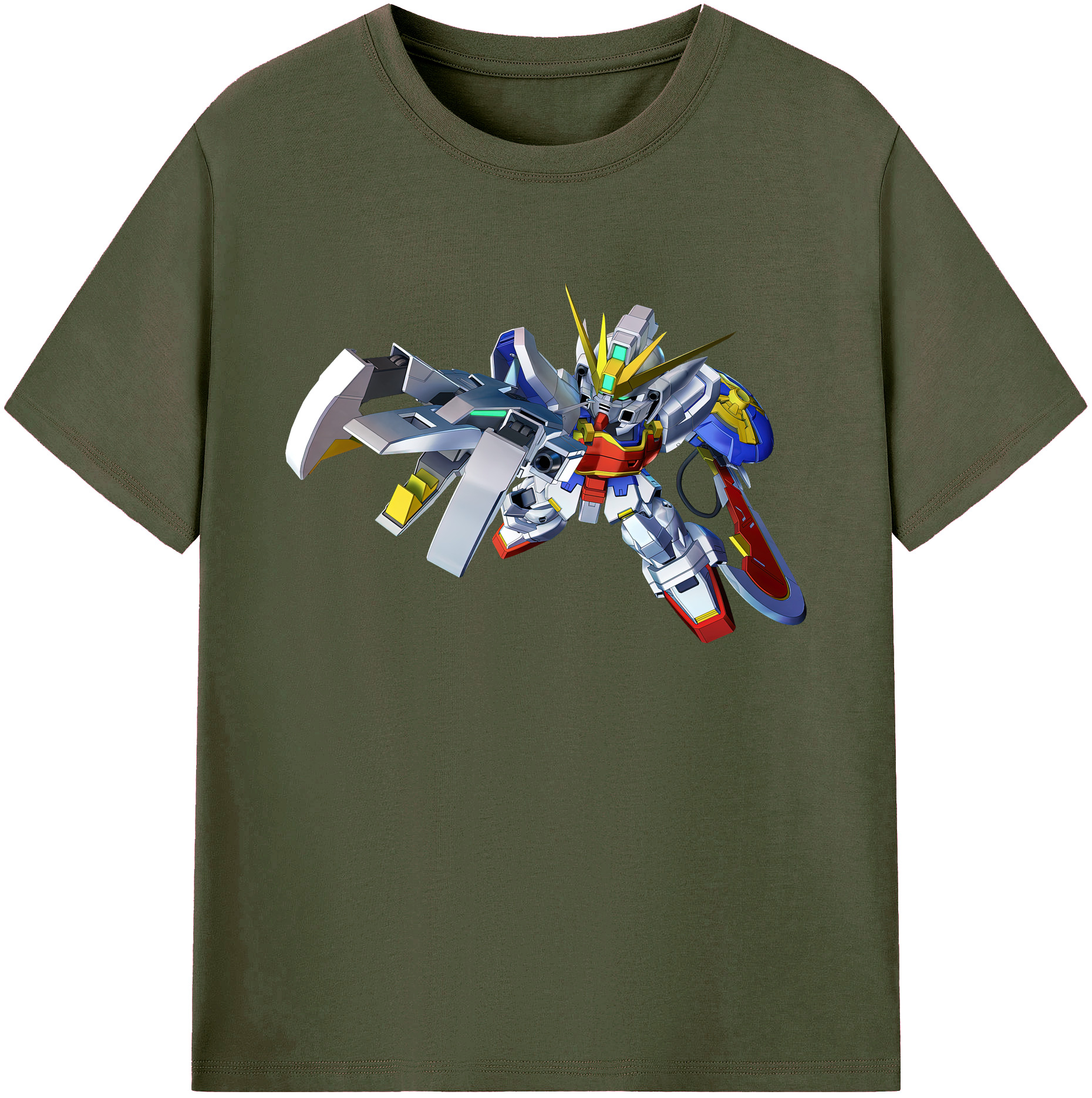 （画像用） 機動戦士ガンダム Mobile Suit Gundam 綿100％ メンズ半袖Tシャツ｜肌触りやわらか＆通気性